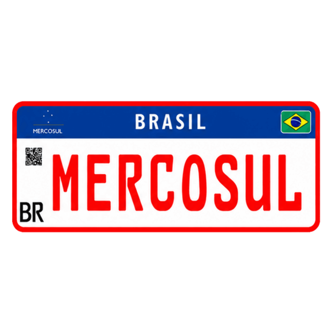 Placa Mercosul Comercial
