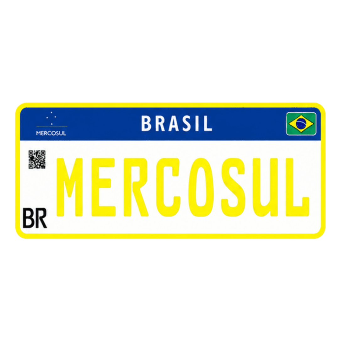 Placa Mercosul Diplomática