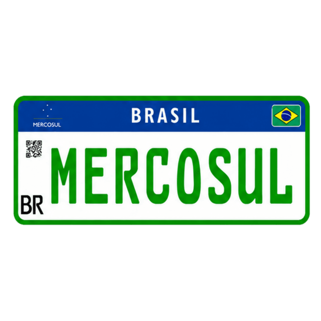 Placa Mercosul Experiência