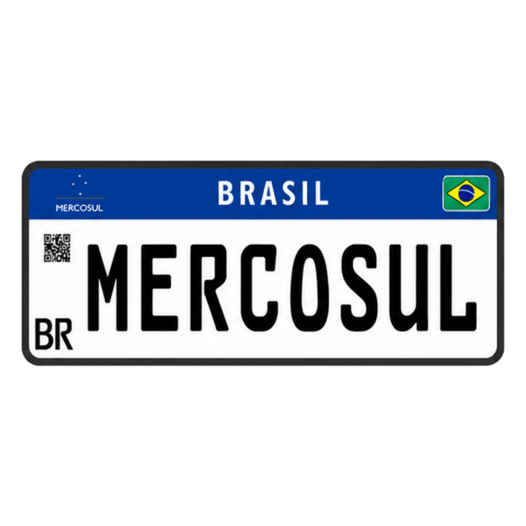 Placa Mercosul Particular